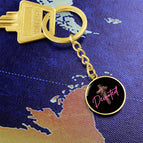 Luxury Keychain (18K Yellow Gold Finish) / No